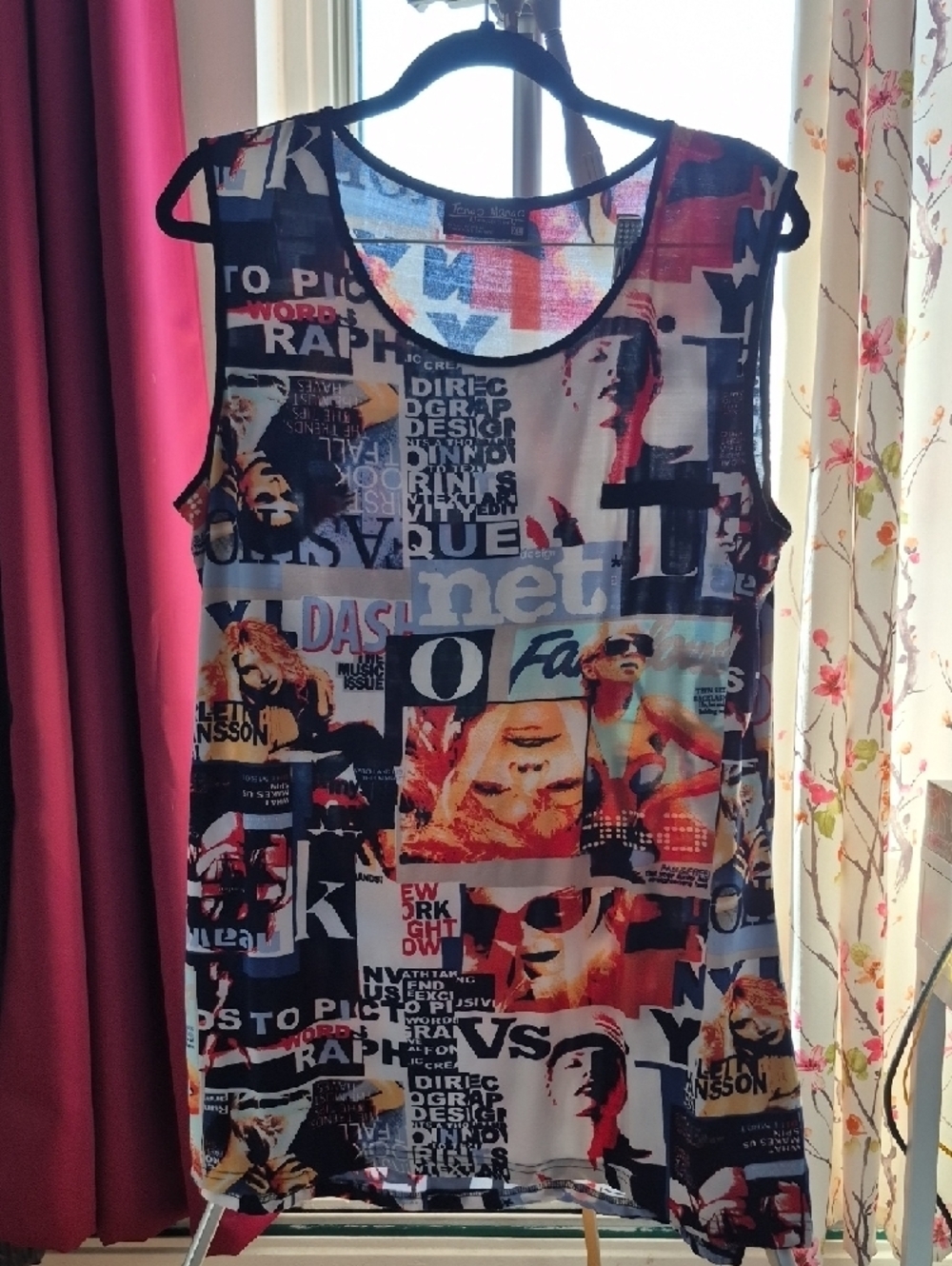 XL Tango Mango Multi-Color Graphic Tunic Top - Picture 9 of 16